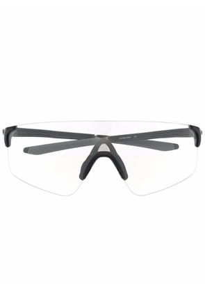Oakley square-frame clear-lens sunglasses - Black