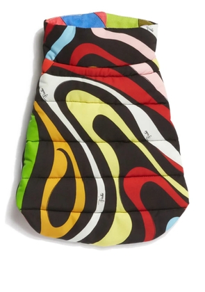 PUCCI Marmo-print padded dog coat - Black