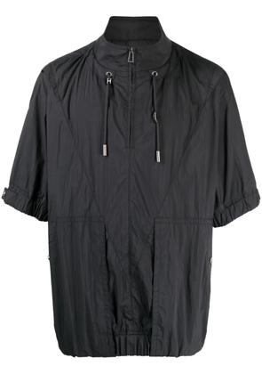 SONGZIO short-sleeved drawstring lightweight jacket - Black