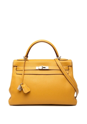 Hermès Pre-Owned 2013 Clemence Kelly II Retourne 32 satchel - Yellow