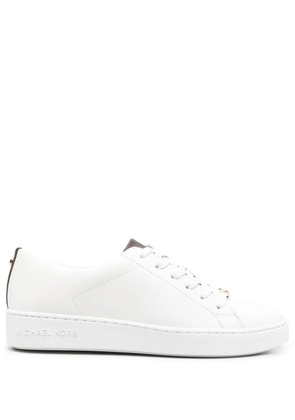Michael Michael Kors Keaton monogram-panel sneakers - Brown