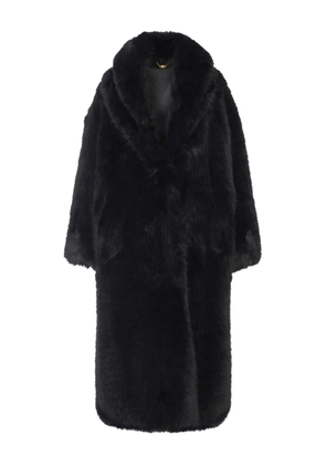 Elisabetta Franchi faux-fur coat - Black