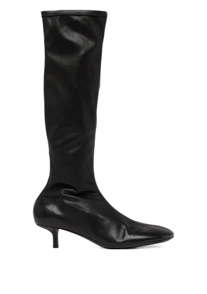 Marsèll leather kitten-heel boots - Black