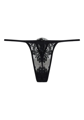 DSQUARED2 floral-lace thong - Black