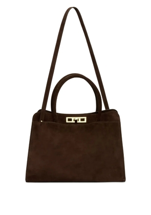 Fabiana Filippi suede tote bag - Brown