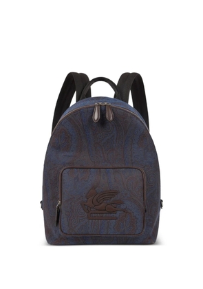 ETRO Essential paisley-pattern backpack - Blue