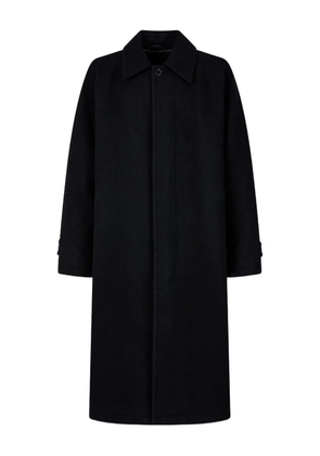 TOMBOY button-fastening wool coat - Black