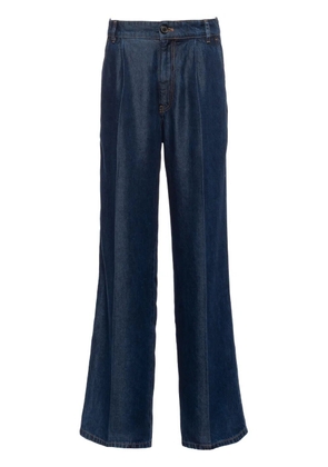 Miu Miu high-rise wide-leg jeans - Blue