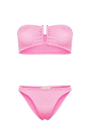 PARAMIDONNA Frida crinkled bikini set - Pink