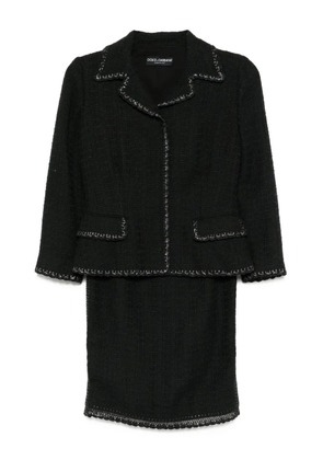 Dolce & Gabbana Pre-Owned tweed suit skirt - Black