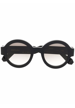 GIGI STUDIOS Laura rounded sunglasses - Black