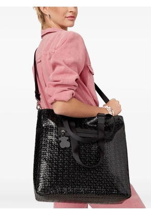 TOUS logo-pattern tote bag - Black