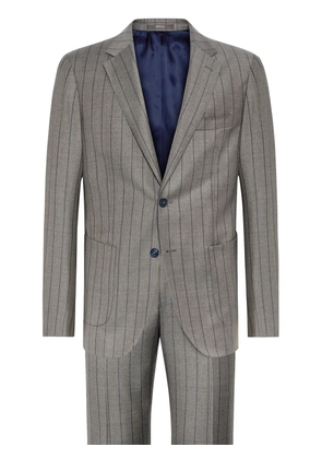 Boggi Milano pinstriped virgin-wool suit - Grey
