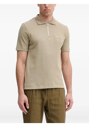 BALR. zip-neck polo shirt - Green