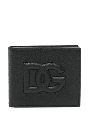 Dolce & Gabbana logo-embossed bi-fold wallet - Black