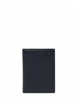 Aspinal Of London pebbled-effect double fold wallet - Blue