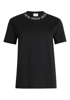 Patou logo-embroidered T-shirt - Black