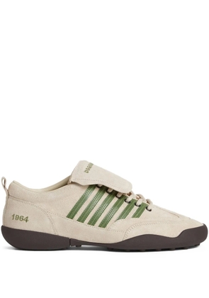 DSQUARED2 logo-embroidered sneakers - Neutrals