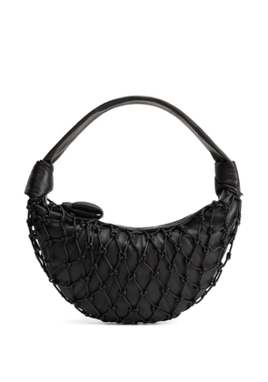 LEMAIRE Fortune Croissant knotted-details shoulder bag - Brown