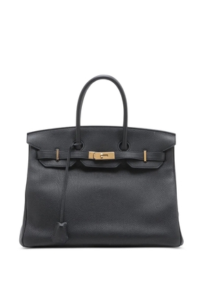 Hermès Pre-Owned 2020 Togo Birkin Retourne 35 handbag - Black