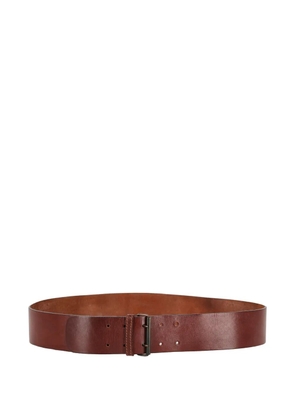 Versace Pre-Owned leather belt - Brown