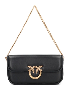 PINKO small love birds chain shoulder bag - Black