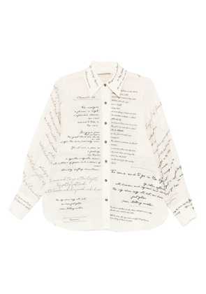 ZIMMERMANN all-over-print shirt - Neutrals