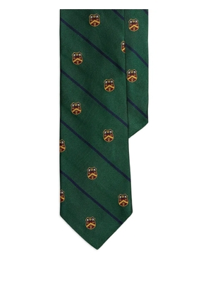 Polo Ralph Lauren crest-striped tie - Green