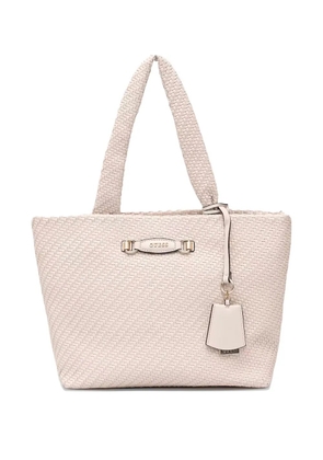 GUESS USA Francy woven tote bag - Neutrals