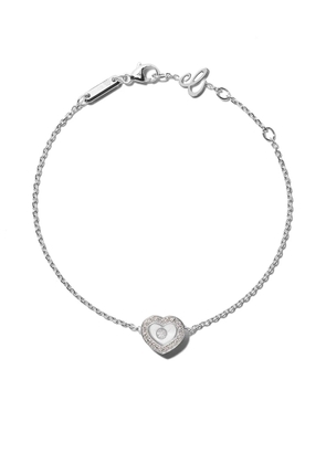Chopard 18kt white gold Happy Diamonds Icons bracelet - Silver