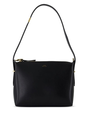 TOTEME top-handle calfskin shoulder bag - Black