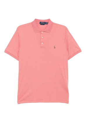 Polo Ralph Lauren embroidered-logo cotton polo shirt - Pink