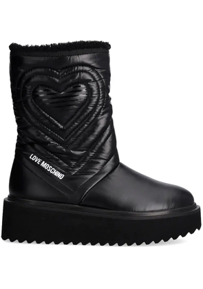 Love Moschino quilted boots - Black