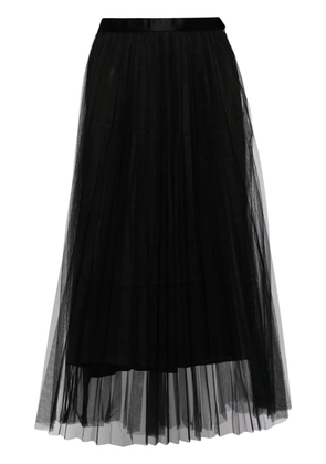 JNBY pleated A-line skirt - Black
