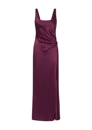 Anna Quan Etta side-split draped dress - Purple