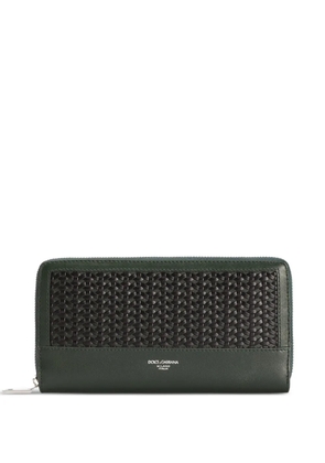Dolce & Gabbana leather long wallet - Green