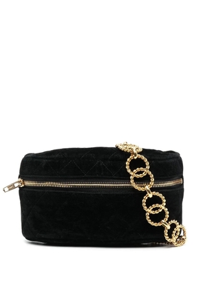 CHANEL Pre-Owned 1980s diamond-quilted belt bag - Black