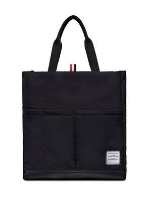 Thom Browne padded tote bag - Black