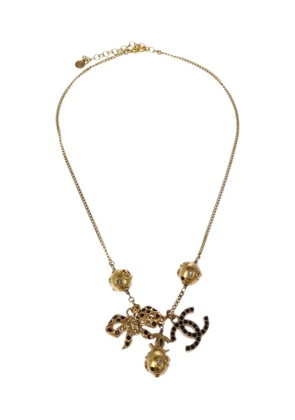 CHANEL Pre-Owned 2003 CC-charm necklace - Gold