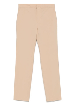 TWINSET logo-plaque tailored trousers - Neutrals