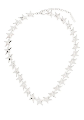 Mugler intertwined star necklace - Silver