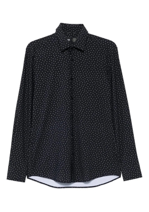 BOSS long-sleeves patterned shirt - Black