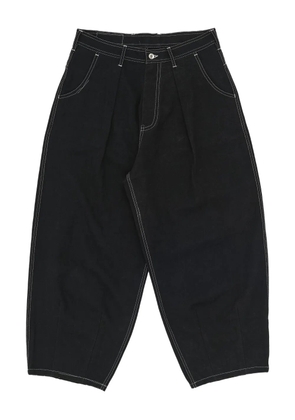 STORY mfg. pleated panel trousers - Black