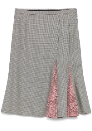 Dolce & Gabbana Pre-Owned 2000s lace-panelled skirt - Black