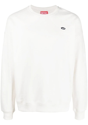 Diesel S-Rob-Doval-PJ cotton sweatshirt - White