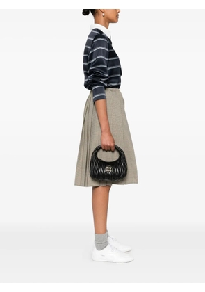 Miu Miu Wander matelassé leather tote bag - Black