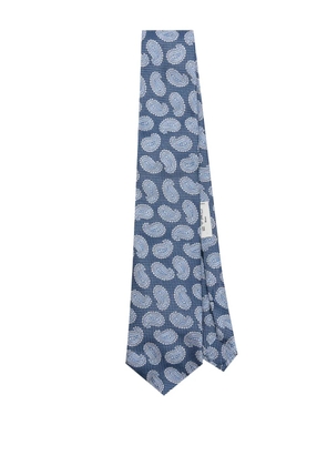 ETRO silk tie - Blue