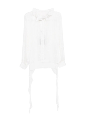YCH striped blouse - White