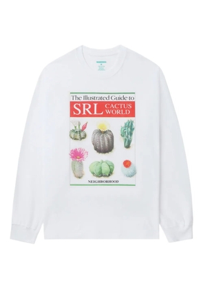 Neighborhood cactus-print long-sleeve T-shirt - White