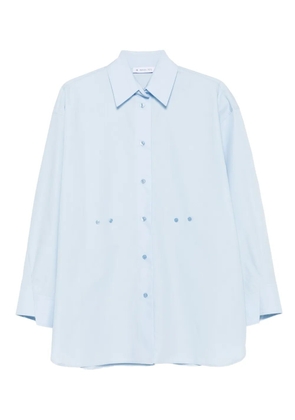 Manuel Ritz cotton poplin shirt - Blue